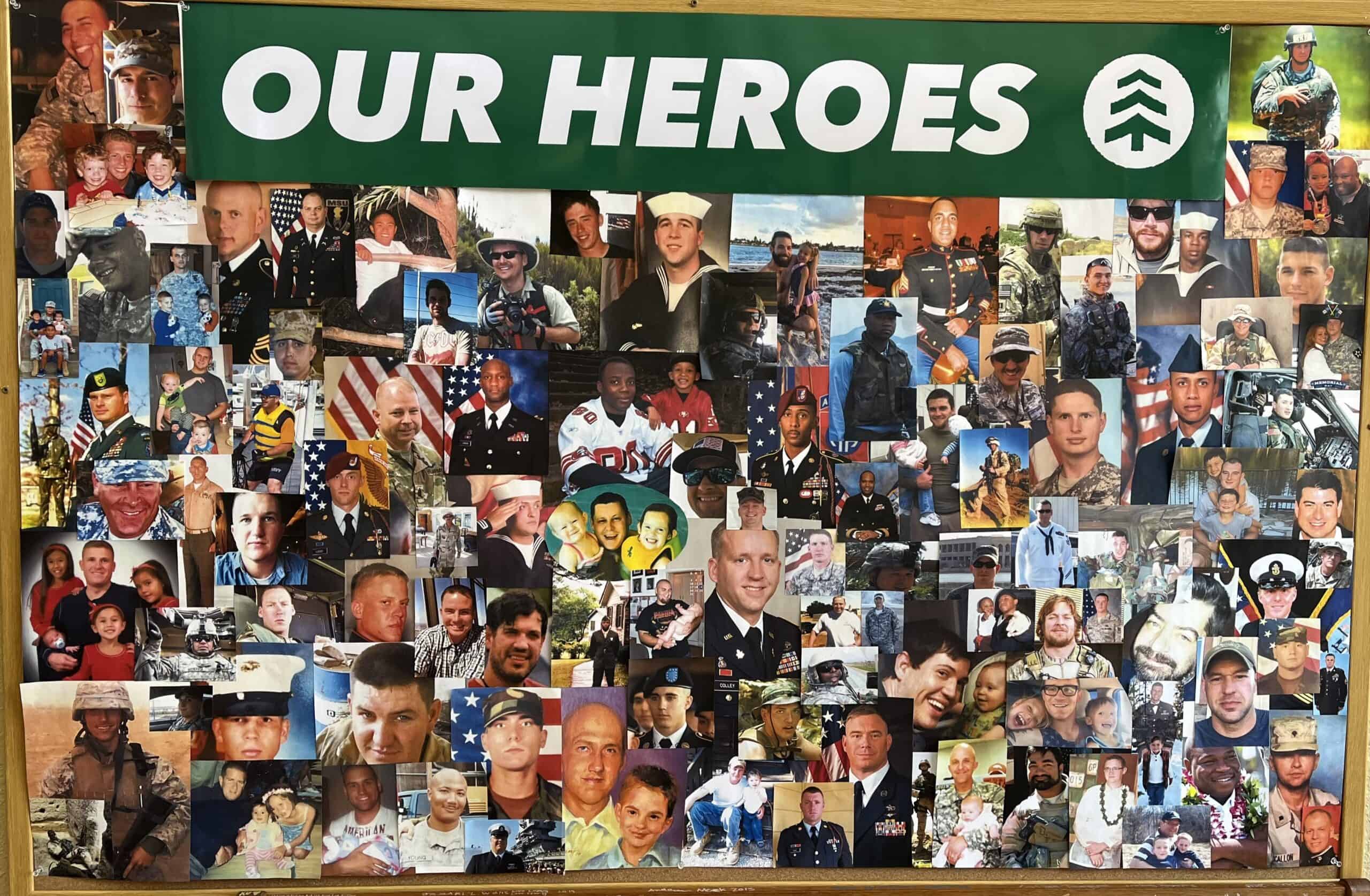 Quilt square with images and text